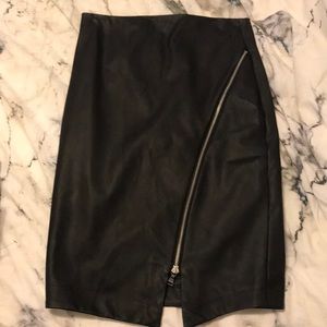 Express Faux Leather Skirt